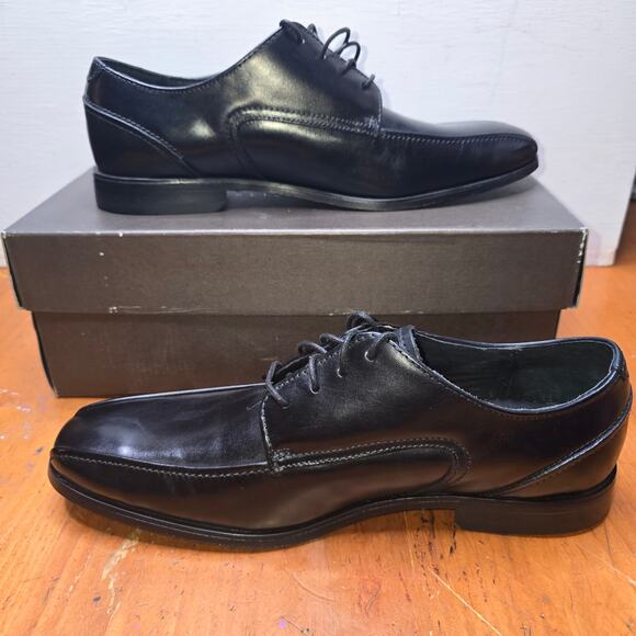 Florsheim - Jet Bike Toe Oxford (black) Men's Lace-up Bicycle Toe Shoes Size 7.5 - Picture 2 of 8